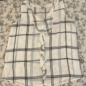 Professional wear blouse, sheer